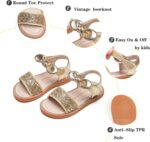 Kiderence Toddler Girls Sandals Little Girls Kids Summer Shoes Toddler Sandals - Image 5