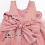 LZH Baby Girls Ruffle Lace Backless with Headwear,Bowknot Flower Dresses Pageant Party Wedding - Image 6