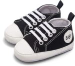 TDEOK 9 old baby winter shoes for babies aged 3 months, black, 0-3 Months - Image 2