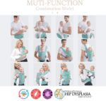 SONARIN 3 in 1 Multifunction Hipseat Baby Carrier,Front and Back,100% Cotton,Ergonomic,Easy Mom,Adapted to Your Child's Growing(Pink) - Image 7