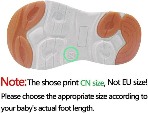 SRTUMEY Toddler Walking Sneaker LED Light up Shoes for Boys Girls Athletic Sport Running Shoes Birthday Gifts for Kids Baby - Image 2