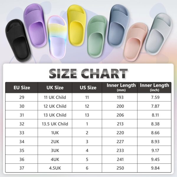 WYSFLY Kids Sliders Boys Girls House Slippers Non-slip Summer Beach Pool Slide Sandals - Image 7