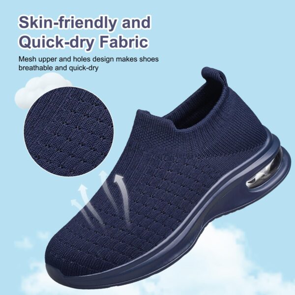 Boys Girls Trainers Toddlers Kids Sneakers Slip on Fitness Tennis Walking School Shoes for Toddler/Little Kid/Big Kid - Image 4