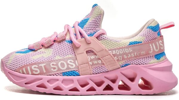 Daclay Kids Shoes Boys Girls Sports Soft Soled Running Elastic Cushion Cool Sneaker - Image 7