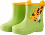 Size 5 Toddler Girl Boots Giraffe Rain Shoes Children's Rain Shoes Boys And Girls Water Shoes Baby Rain Boots Water Boots Knitted Cuffed Boots Baby