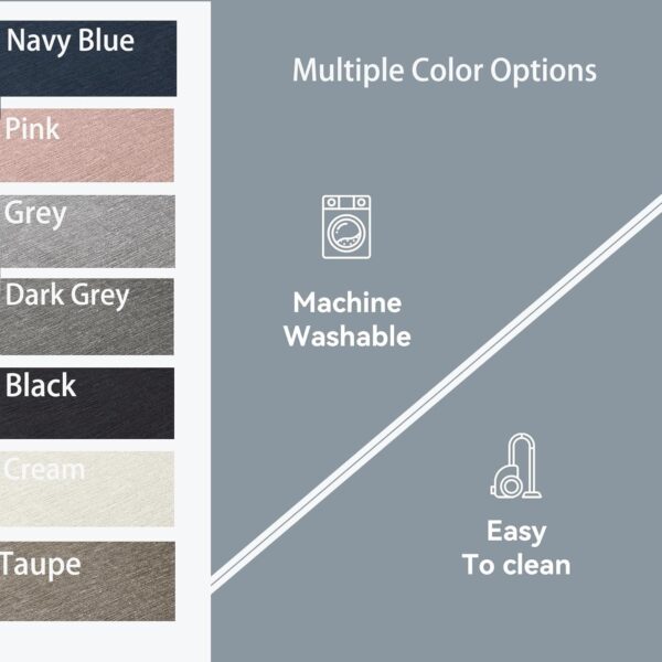 Ceneco Pink Rugs for Bedrooms,Short Pile Rugs Lving Room,Non Slip Washable Bedside Rug, Soft Low Pile Rug for Kids Room,Indoor Office Mat,Lounge Soft Carpet (Pink, 120x160cm) - Image 4