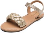 DREAM PAIRS Girls Sandals Summer Shoes