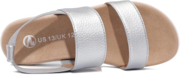 MIXIN Girls Sandals Open Toe Flat Sandals summer shoes for Little Kids Big Kids - Image 2