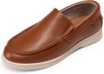Bruno Marc Boys Slip-On Loafers for Toddler to Big Kids Easy On Off Dress Shoes with Cushioned Insole Anti-Slip TPR Sole School Playdates Casual Comfort