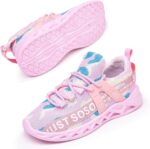 Daclay Kids Shoes Boys Girls Sports Soft Soled Running Elastic Cushion Cool Sneaker - Image 2