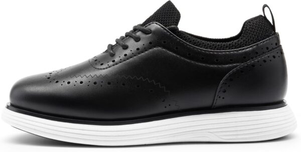 Bruno Marc Boy's Comfy MaxFlex Dress Sneakers Fashion Oxfords Casual Wingtip Brogue Shoes - Image 2