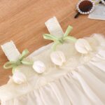 RWYBEYW Toddler Baby Girl Sleeveless Princess Dress Floral Bows Layered A-Line Dress Summer Beach Sundress Birthday Party Dresses - Image 5
