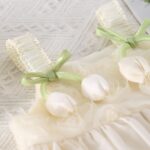 RWYBEYW Toddler Baby Girl Sleeveless Princess Dress Floral Bows Layered A-Line Dress Summer Beach Sundress Birthday Party Dresses - Image 6