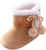 VYLYNL Casual Boots Toddler Boy Girls Booties Snow Shoes Infant Toddler Boys Boots Soft Baby Warming Baby Shoes Girls Size 1 Shoes