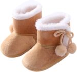 VYLYNL Casual Boots Toddler Boy Girls Booties Snow Shoes Infant Toddler Boys Boots Soft Baby Warming Baby Shoes Girls Size 1 Shoes - Image 2