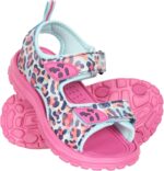 Mountain Warehouse Sand Kids Sandals - Comfortable Footwear with Cushioned Footbed, Touch Strap Fastening For Boys & Girls - For Spring Summer, Beach, Walking & Outdoors