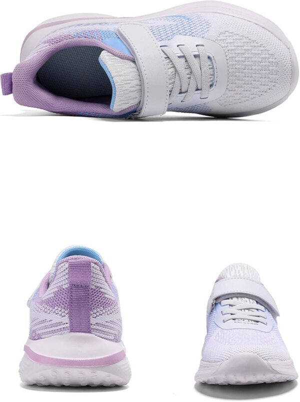 Kids Mesh Easy Fasten Trainer Unisex Trainers Boys Girls Walking Running Shoes Athletic Sneakers Sports Shoes for Little/Big Kids Trainers Indoor Children's Tennis Shoes Leisure Shoes Outdoor - Image 9