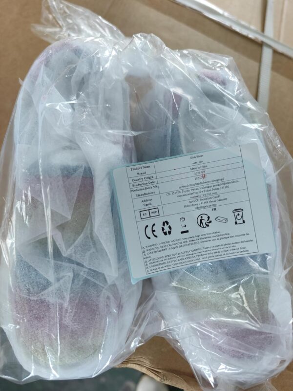 maxvinci Girls Canvas Slip On Shoes Kids Glitter Pumps Plimsolls Causal Trainers Breathable Flat Sneakers for Little/Big Kids - Image 8