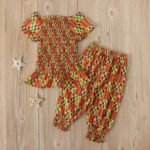 Dashiki Bloomers Set Pants Tops Baby 16Y Tee Girls Kids Toddler Girls Outfits&Set Baby Ups Outfit - Image 5