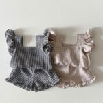 Infant Outfit Clothing Set 2-Pieces Suit 3-24M Girls Bloomer Shorts For Girl Photoshoot Props - Image 3