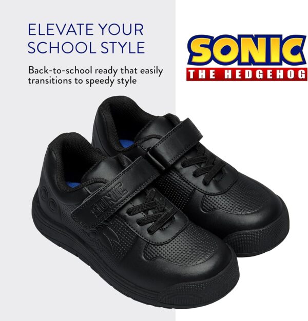 SONIC THE HEDGEHOG Boys School Shoes | Boys Trainers - Image 2