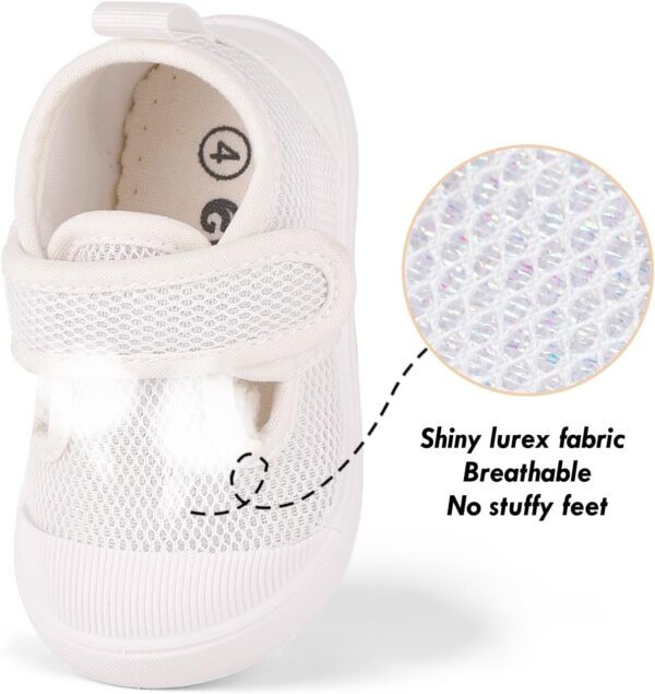 Cheerful Mario 0-3 Years Baby Girls First Walking Shoes Toddler Shoes Girls Sneakers Infant Trainers Breathable and Flexible - Image 3