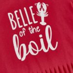 Barbotimer Baby Girl Crayfish Boil Tassel Shirt Retro Lobster Bloomer Shorts Headband Bummies Bow Set Cute 3Pcs Summer Clothes - Image 5