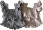 Infant Outfit Clothing Set 2-Pieces Suit 3-24M Girls Bloomer Shorts For Girl Photoshoot Props - Image 3