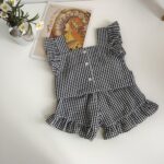 Infant Outfit Clothing Set 2-Pieces Suit 3-24M Girls Bloomer Shorts For Girl Photoshoot Props - Image 5
