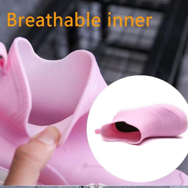 Lvptsh Kids Wellies Rain Boots Boys Girls Chelsea Booties Unisex Toddler Children Wellington Boots - Image 3