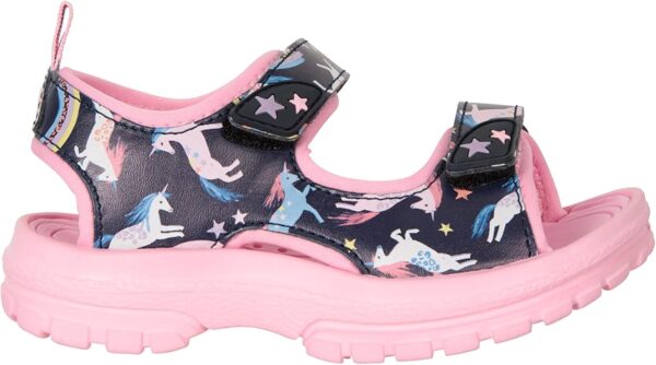 Mountain Warehouse Sand Kids Sandals - Comfortable Footwear with Cushioned Footbed, Touch Strap Fastening For Boys & Girls - For Spring Summer, Beach, Walking & Outdoors - Image 3