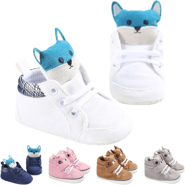 Girls Shoes Size 13 Baby Toddler Shoes Warm Cotton Boots Non Slip Breathable Fashion Boots White Shoes Men - Image 3