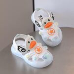 Children School Shoes Girls Light On LED Baby Shoes Children Shoes Boy Sandals Soft Kids Beach Shoes Sandale Casual Duck Shoes Walking Boots Size 5 - Image 3