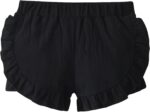 Derouetkia Infant Baby Girl Shorts Colourful Summer with Ruffle Design 3 Pcs - Image 6