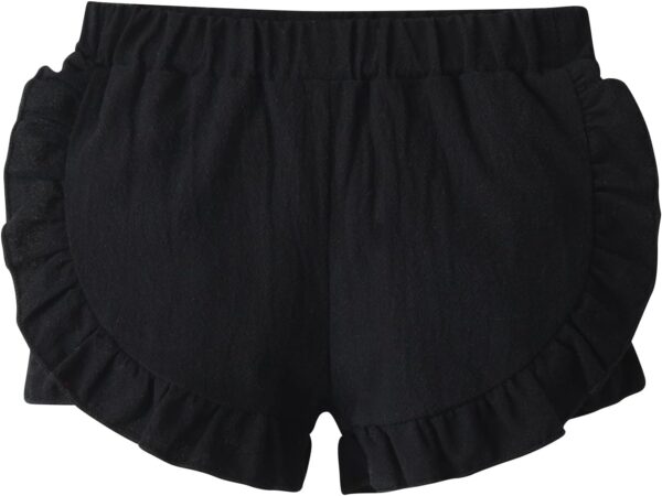 Derouetkia Infant Baby Girl Shorts Colourful Summer with Ruffle Design 3 Pcs - Image 6