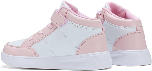 RTOUNT Kids Trainers Boys High Top School Tennis Sneakers for Girls Running Adjustable Strap Shoes - Image 6