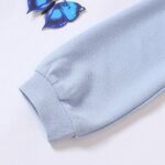 LIKCAISA Girls 2 Piece Outfits Cute Kids Sleeveless Bodycon Cami Dress & Long Sleeve Tops Crop Set for Teen Girls Party Clothes Summer Christmas Clothing Teenage Girls School Preppy Butterfly Dresses - Image 6