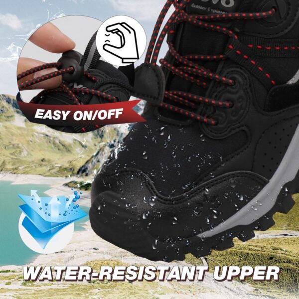 Unisex Kids Trainers Boys Non-Slip Walking Shoes Breathable Low-Top Sneakers Road Trail Running Shoes Size 12.5UK Little Kids-5.5UK Big Kids - Image 3