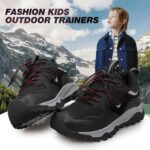 Unisex Kids Trainers Boys Non-Slip Walking Shoes Breathable Low-Top Sneakers Road Trail Running Shoes Size 12.5UK Little Kids-5.5UK Big Kids - Image 5