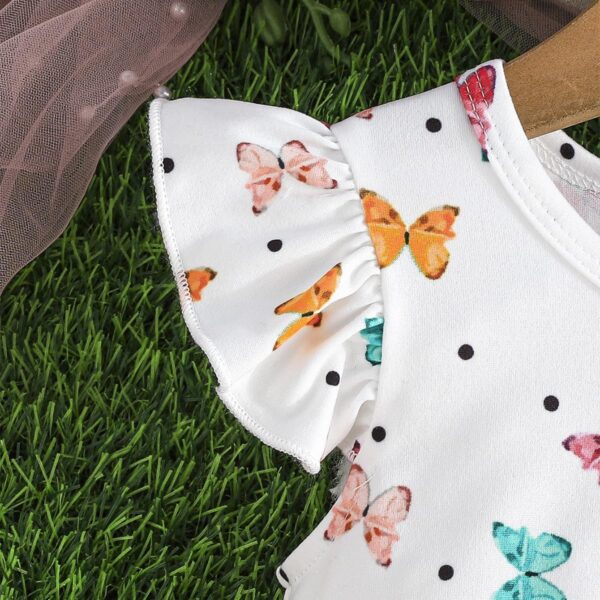 Yaopelky Kleinkind Baby Mädchen Sommerkleidung Säugling Ärmellos Kind Schmetterling Outfit Strand Sommerkleid für Mädchen - Image 3