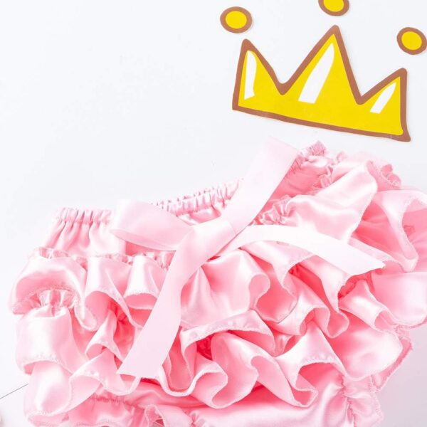 Toddler Baby Infant Girl Scratch Nappies Underwear Braces Nappy Costume Baby Boy, pink, M - Image 3