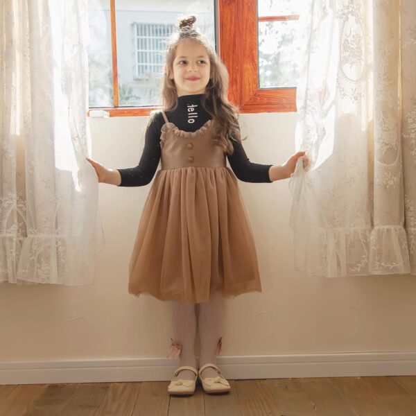 MASOCIO Girls Mary Jane Shoes Bow Toddler Kids School Shoes Flat Dress Shoes (Toddler/Little Kid) - Image 4