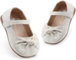 MASOCIO Girls Mary Jane Shoes Bow Toddler Kids School Shoes Flat Dress Shoes (Toddler/Little Kid) - Image 6
