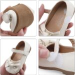 MASOCIO Girls Mary Jane Shoes Bow Toddler Kids School Shoes Flat Dress Shoes (Toddler/Little Kid) - Image 7