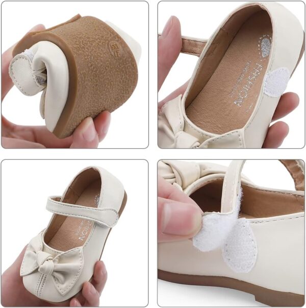 MASOCIO Girls Mary Jane Shoes Bow Toddler Kids School Shoes Flat Dress Shoes (Toddler/Little Kid) - Image 7
