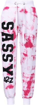 A2Z 4 Kids Girls Tracksuit Tie Dye Sassy Fleece Hooded Crop Top Bottom Jogging Suit Joggers Age 5 6 7 8 9 10 11 12 13 Years - Image 3