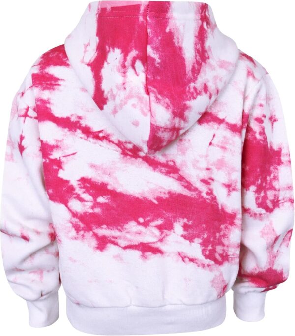 A2Z 4 Kids Girls Tracksuit Tie Dye Sassy Fleece Hooded Crop Top Bottom Jogging Suit Joggers Age 5 6 7 8 9 10 11 12 13 Years - Image 4