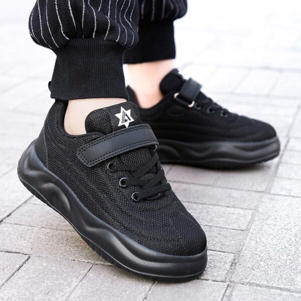 Kids Mesh Easy Fasten Trainer Unisex Trainers Boys Girls Walking Running Shoes Athletic Sneakers Sports Shoes for Little/Big Kids Boys Girls Shoes Kids Tennis Athletic Lightweight Sneakers - Image 3