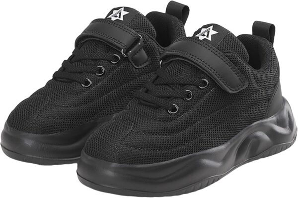 Kids Mesh Easy Fasten Trainer Unisex Trainers Boys Girls Walking Running Shoes Athletic Sneakers Sports Shoes for Little/Big Kids Boys Girls Shoes Kids Tennis Athletic Lightweight Sneakers - Image 5