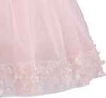 Girls Princess Dress,Tulle Bow Lace Embroidery Flower Girl Dress,Birthday Party Wedding Bridesmaid First Communion Girls' Dresses for 1-10 Years - Image 6